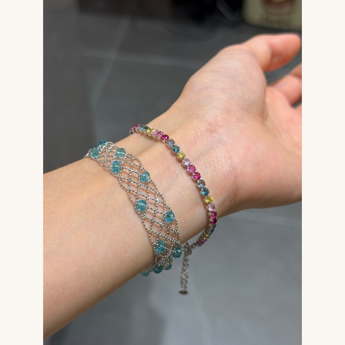 Designer Colorful CZ Bracelet (JL7010)