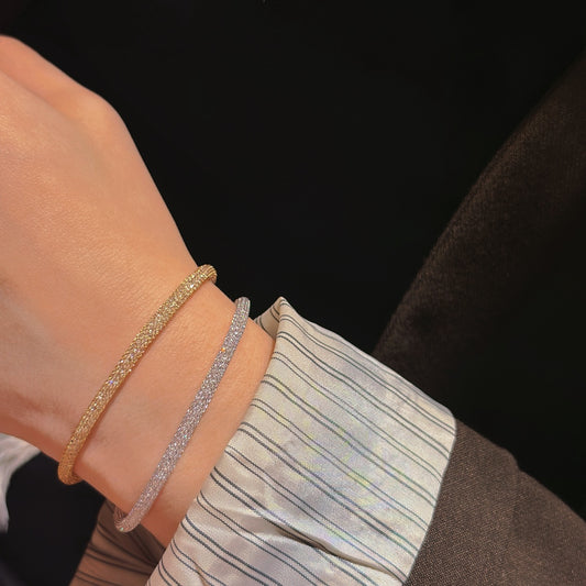 Italian CZ Lace Tennis Bracelet (JL6028)