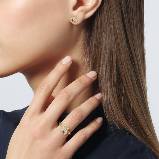 Bee Pavé CZ Ring (JRN6001)