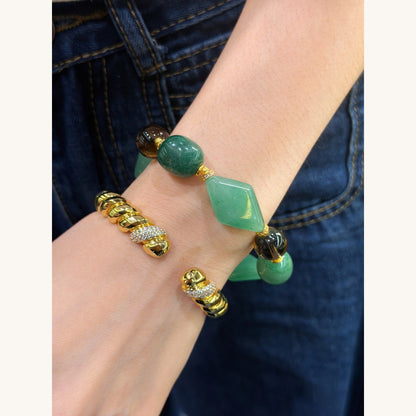 Aventurine & Smoky-Quartz Bracelet (JL59549)
