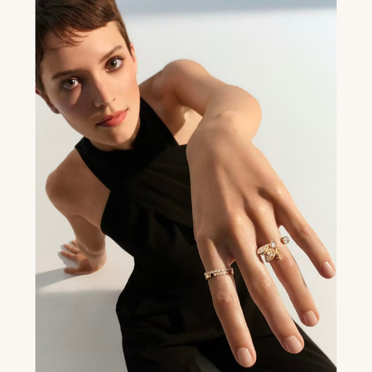 Bee Pavé CZ Ring (JRN6001)