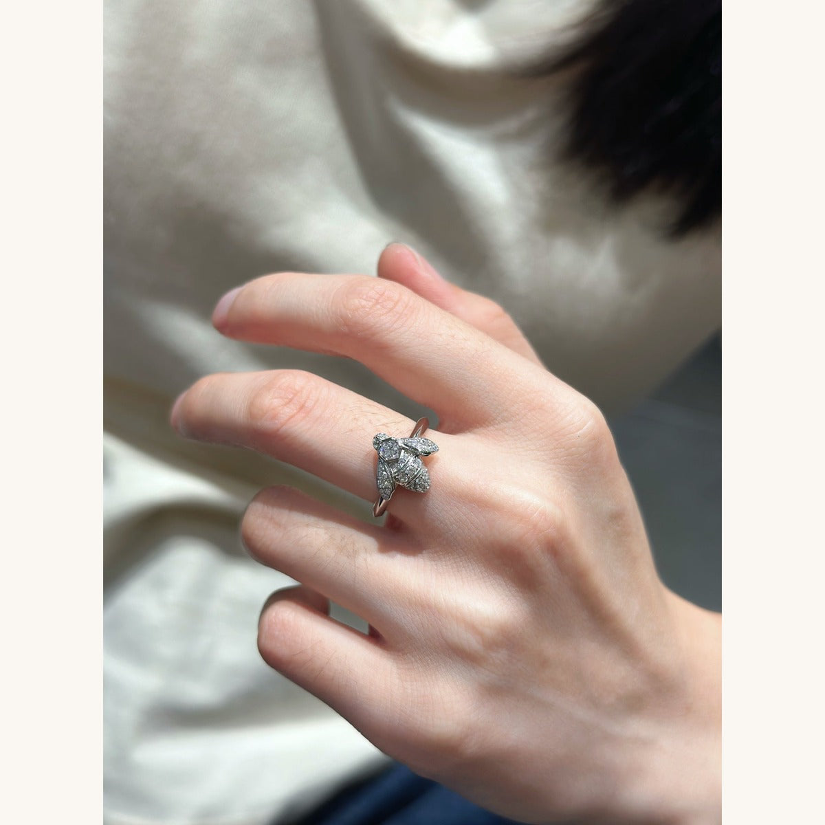 Bee Pavé CZ Ring (JRN6001)