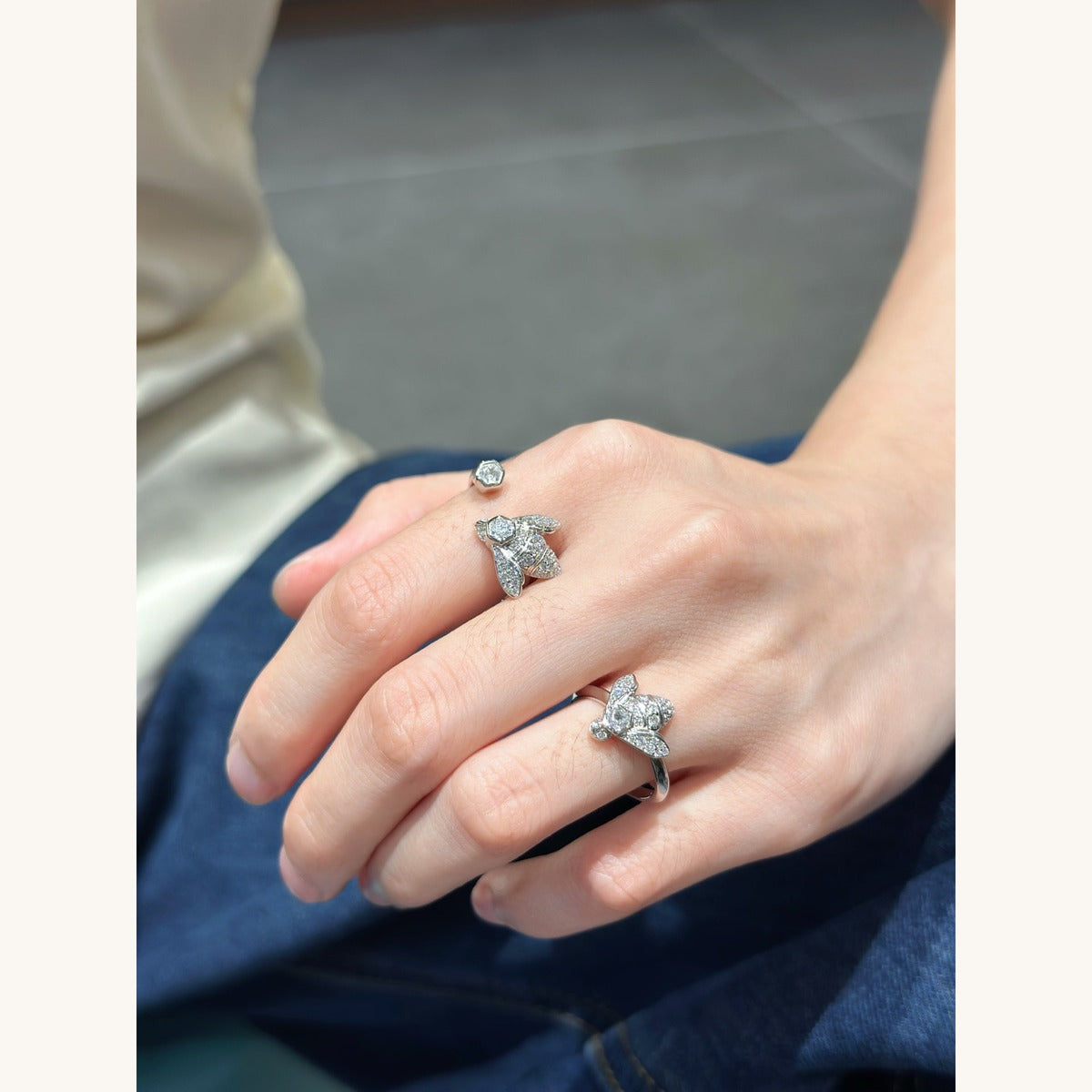 Bee Pavé CZ Ring (JRN6001)