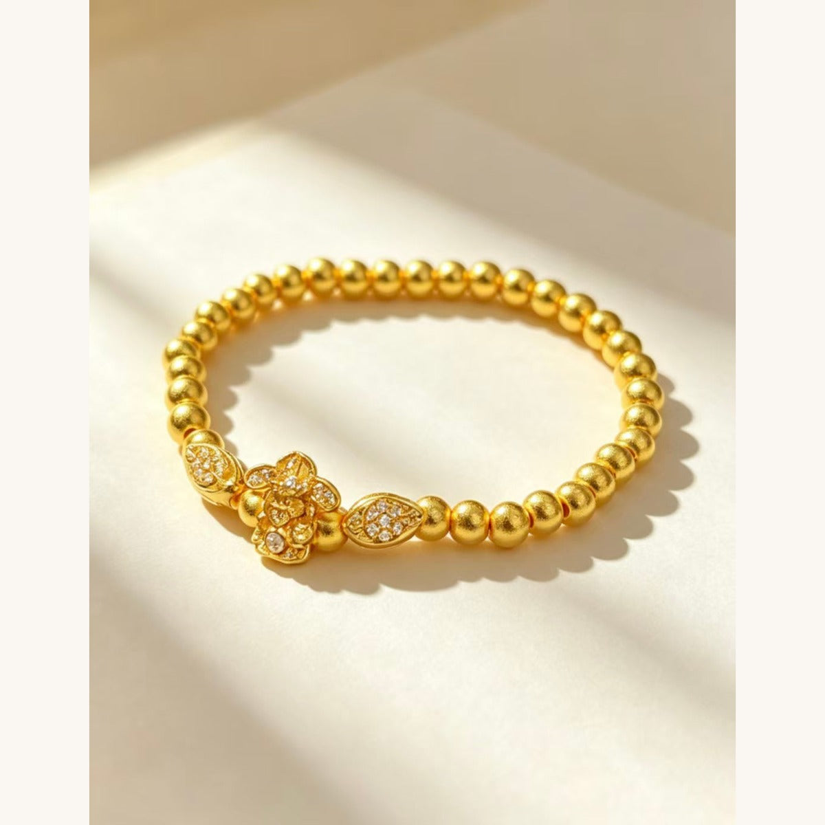 Gold Beaded Bracelet