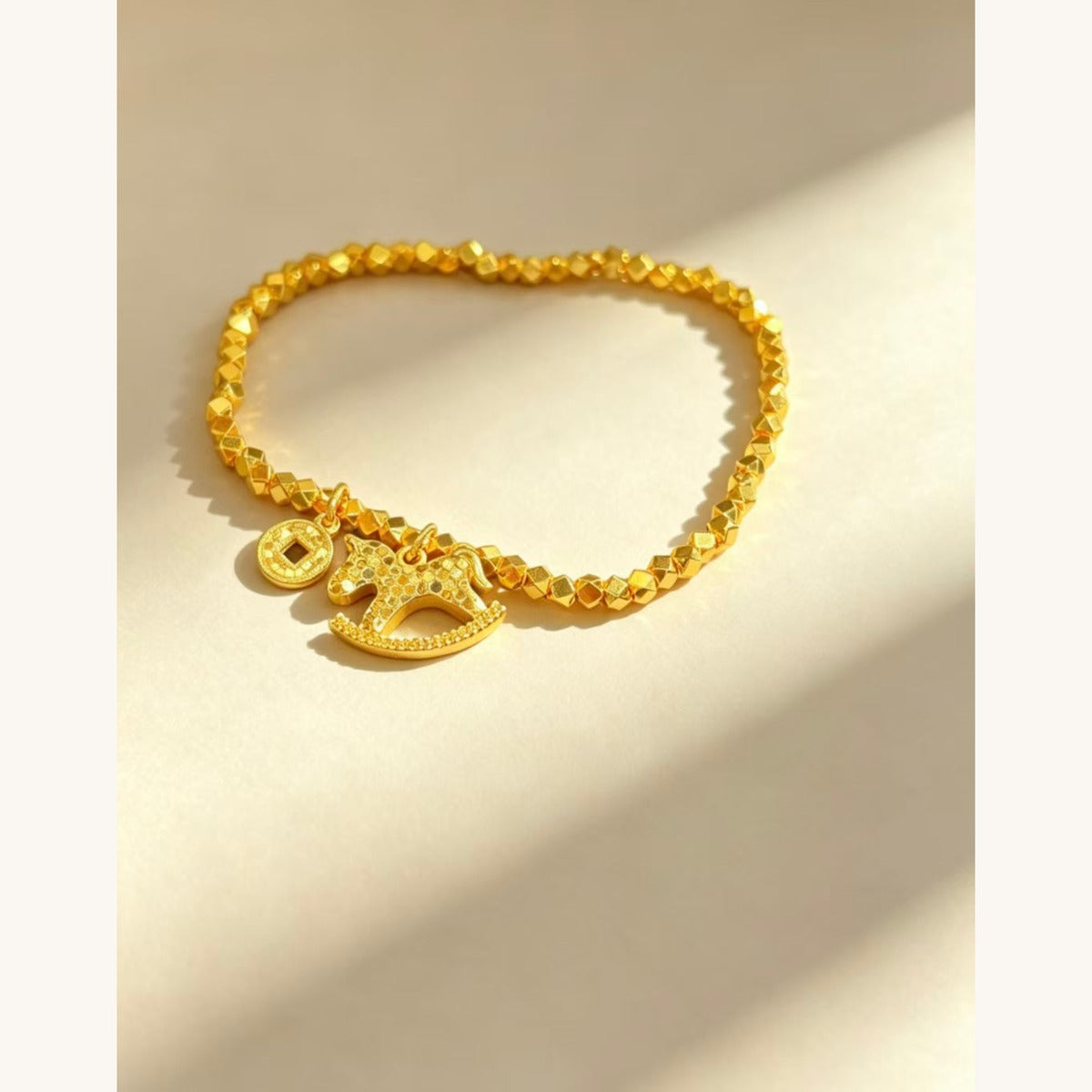 Gold Charm Bracelet