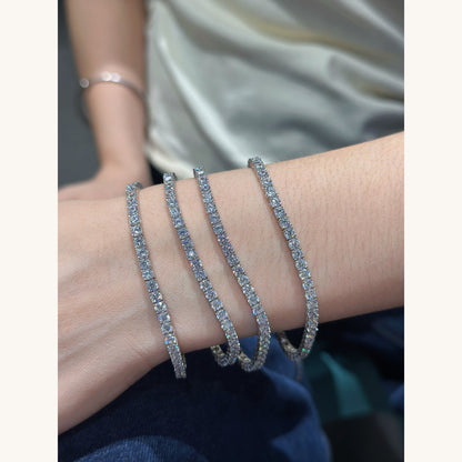 Handmade Pavé CZ Tennis Bracelet (JL08892)