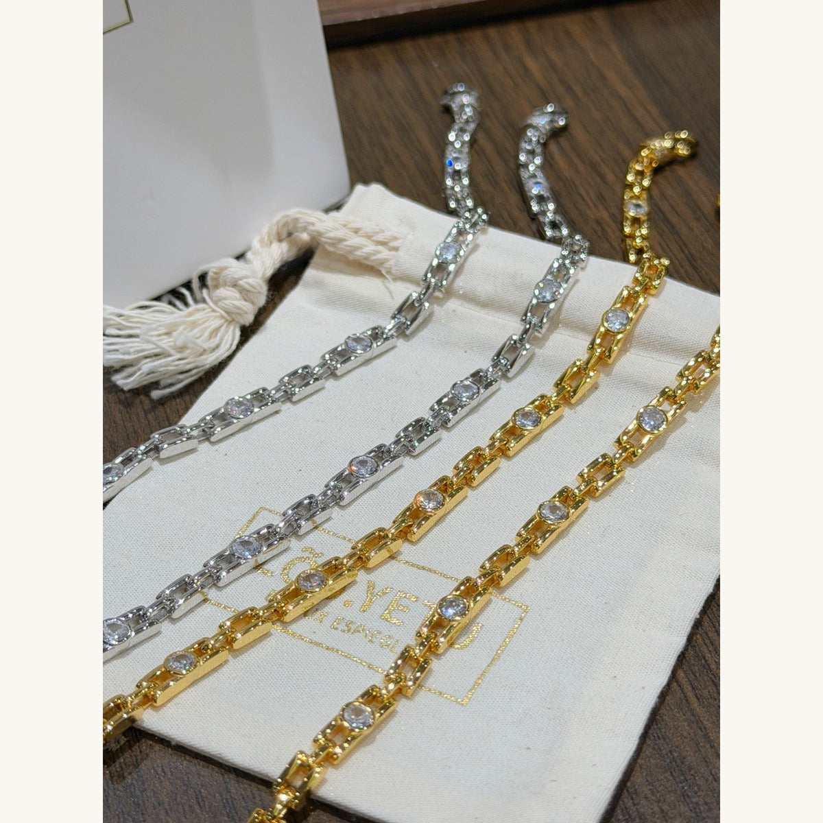 Italian Watchband CZ Bracelet (JL7008)