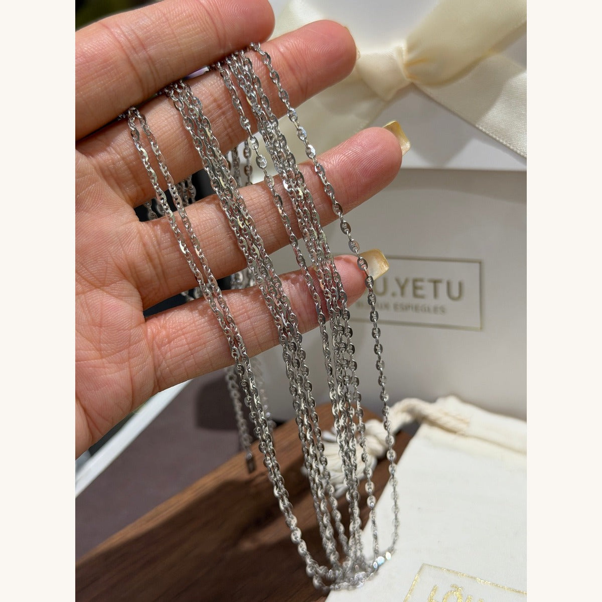 Sparkle Piggy-Nose Necklace (JN00004)