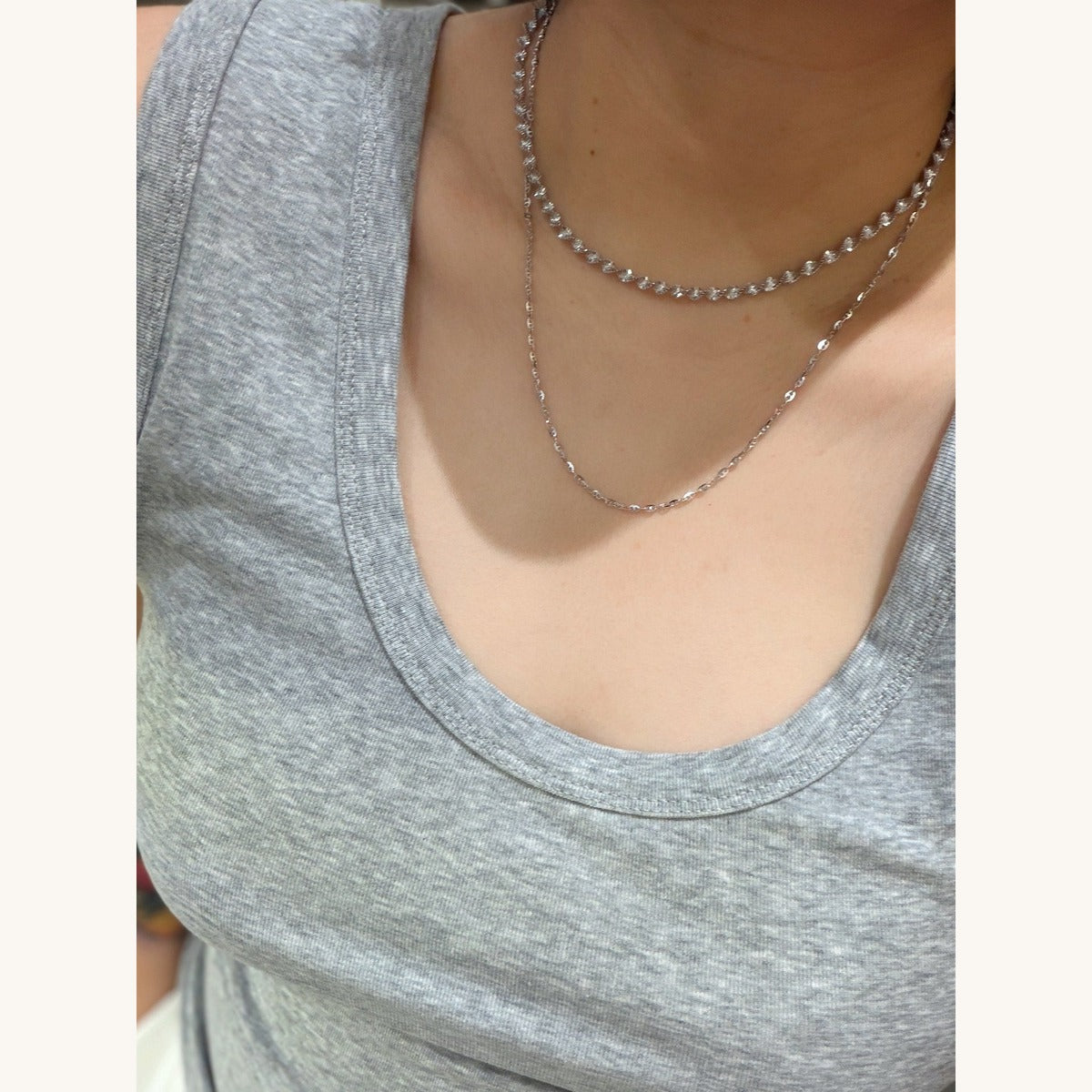 Sparkle Piggy-Nose Necklace (JN00004)