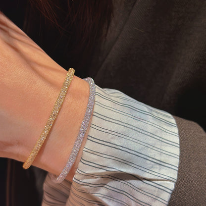 Italian CZ Lace Tennis Bracelet (JL6028)