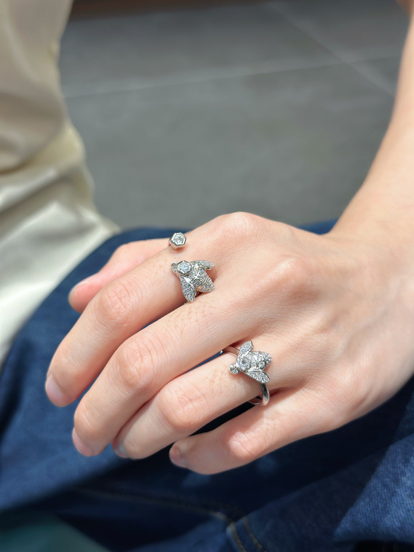 Bee Pavé CZ Ring (JRN6001)