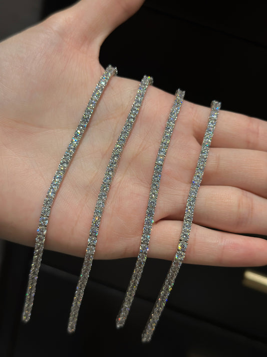 Handmade Pavé CZ Tennis Bracelet (JL08892)