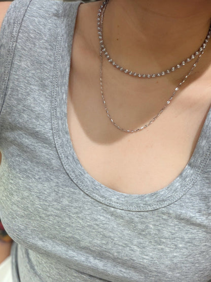 Sparkle Piggy-Nose Necklace (JN00004)