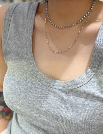 Sparkle Piggy-Nose Necklace (JN00004)