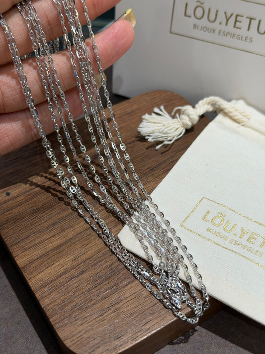 Sparkle Piggy-Nose Necklace (JN00004)