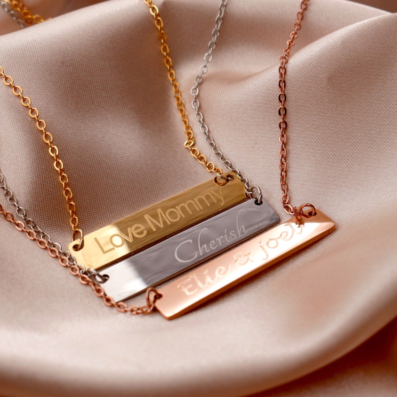 Personalized 16k Gold Plated Name Necklace: Custom Jewelry Gift