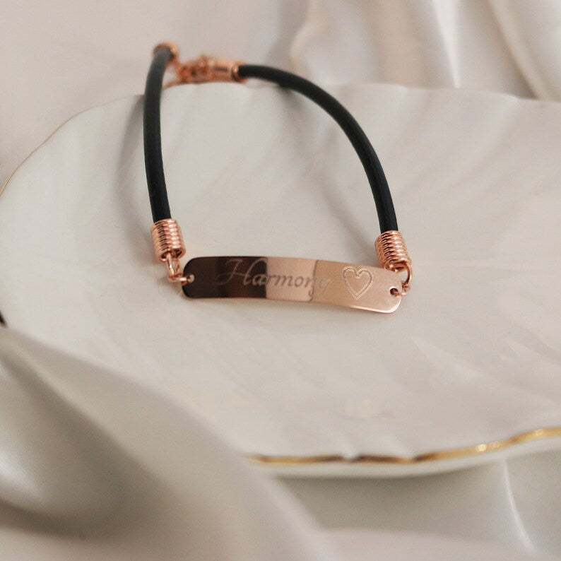 Leather personalized name anklets friendship couple ankle bracelets anklets