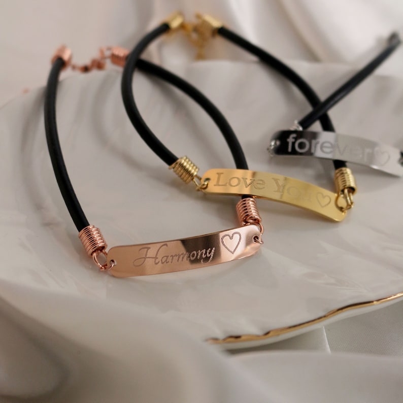 Leather personalized name anklets friendship couple ankle bracelets anklets