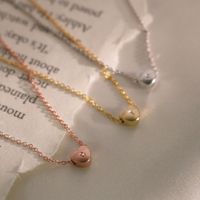 Dainty Heart Initial Anklet: 16K Plated Gold Ankle Bracelet