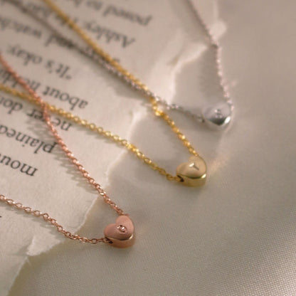 Dainty Heart Initial Anklet: 16K Plated Gold Ankle Bracelet