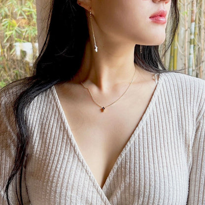 Cross initial gold necklaces Gold Pendant Cross Necklaces for Women Gift for Her Gold plated Cross Necklace