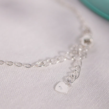 Sterling Silver Daisy Bracelet: Dainty 925 Flower Charm