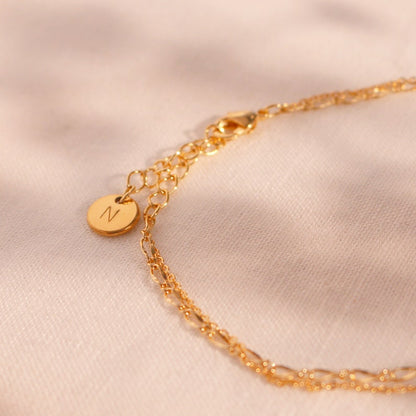 Birthstone anklet something blue Valentine's day gift anklets birthday gifts Personalized anklet