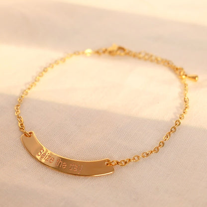 Personalized curve anklet Custom Name Anklets Gift Dainty Anklet Adjustable Ankle bracelets