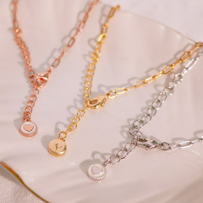 Minimalist Clip Chain Anklet: 16K Gold Plated Layering Anklet