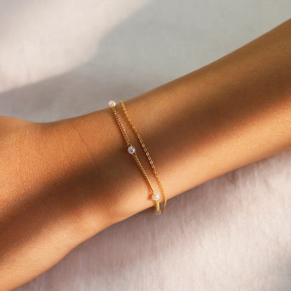 Pearl Bracelet Dainty Pearls Bracelet Bridesmaid best Gift Wedding Bracelet Birthday Gift for Her