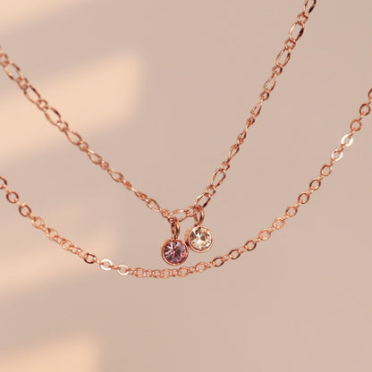 Birthstone anklet something blue Valentine's day gift anklets birthday gifts Personalized anklet