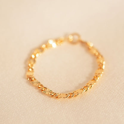 Permanent cutting gold ring 16K gold plated permanent rings gift for her best gifts