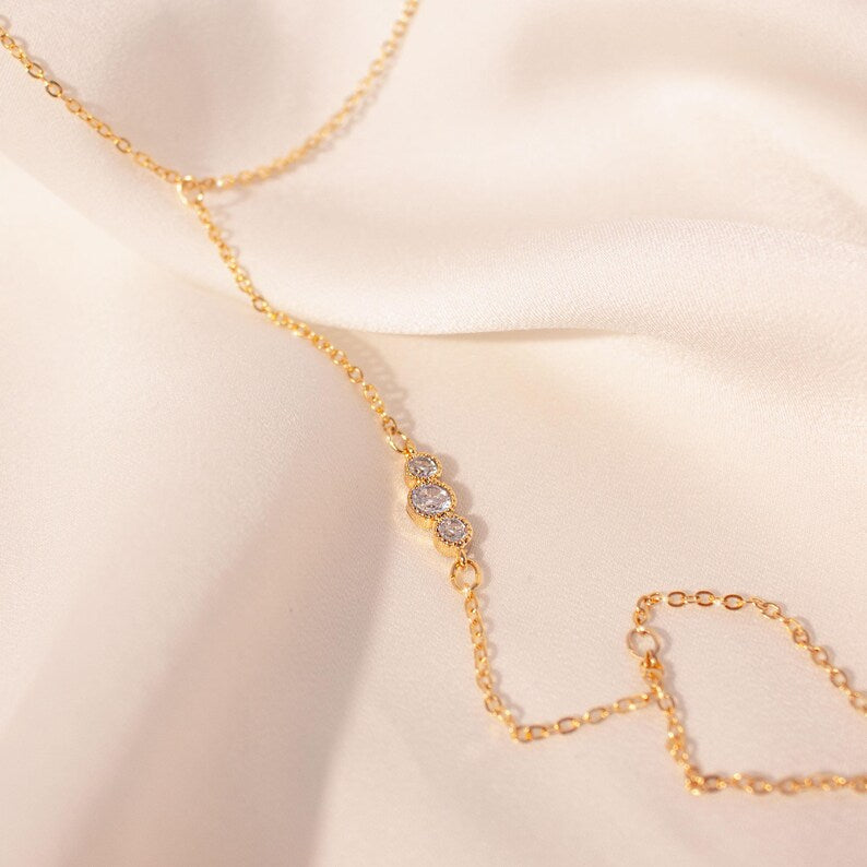 Gold cubic chain ring hand chains rings salve bracelet slave bracelets best gift for her