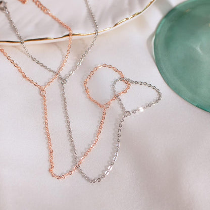Gold Chain Bracelet for Her Dainty Link Ring Bracelet slave Bracelet Finger Chain Bracelet