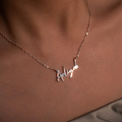 Personalized Sterling Silver Name Necklace - Handmade in USA