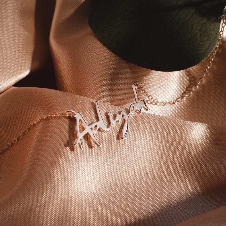 Personalized Sterling Silver Name Necklace - Handmade in USA