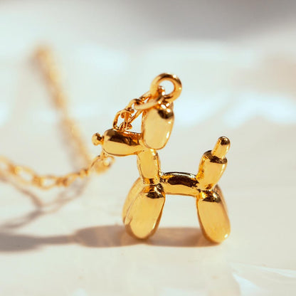 Gold Poodle Anklet: Playful Dog Ankle Bracelet