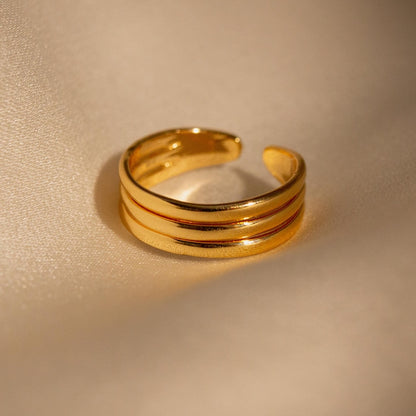 Personalized 18K Gold Plated Toe Ring: Adjustable Summer Jewelry