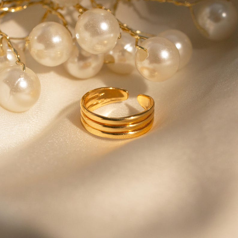 Personalized 18K Gold Plated Toe Ring: Adjustable Summer Jewelry