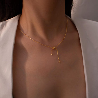 Lariat Necklace 925 Sterling Silver Personalize Gold Necklaces Best gift for her