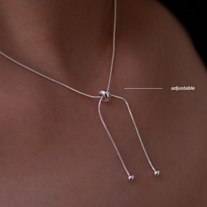 Lariat Necklace 925 Sterling Silver Personalize Gold Necklaces Best gift for her