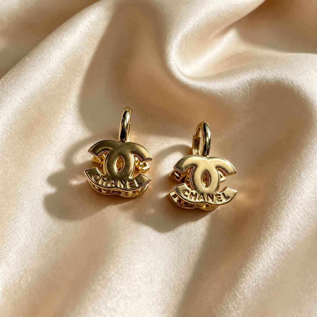 Pavé Interlocking Stud Earrings